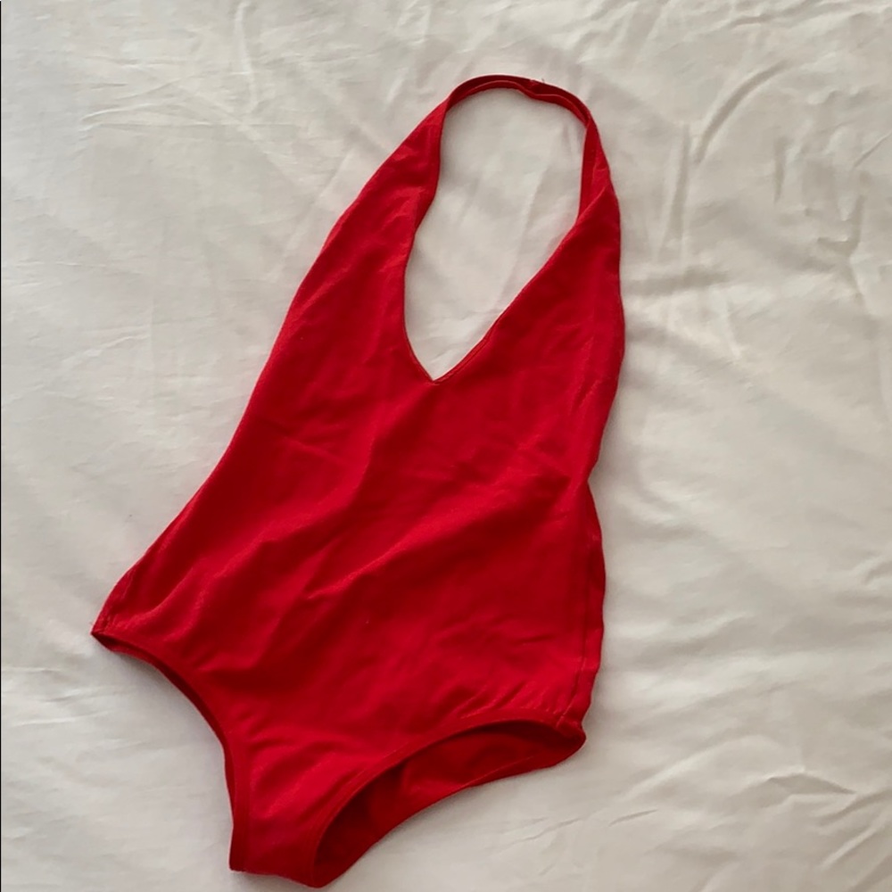 American Apparel Halter Bodysuit